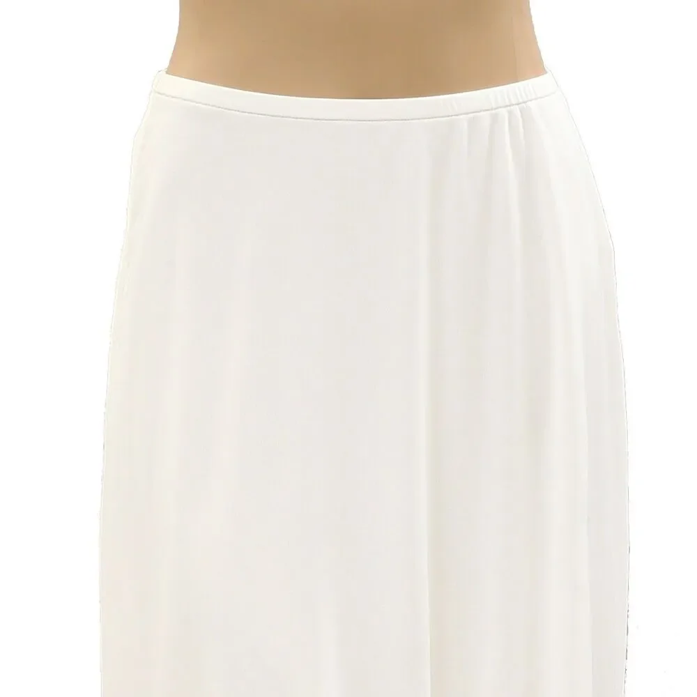 Urban Outfitters UO Never Miss Asymmetric Midi Skirt Mid-Rise White S 287132